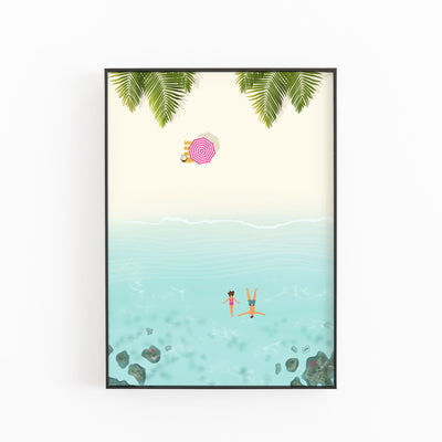 Secret Beach Print